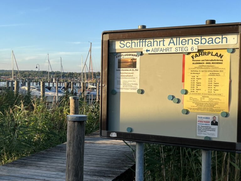 Fahrplan Schifffahrt Baumann Freizeit Insel Reichenau